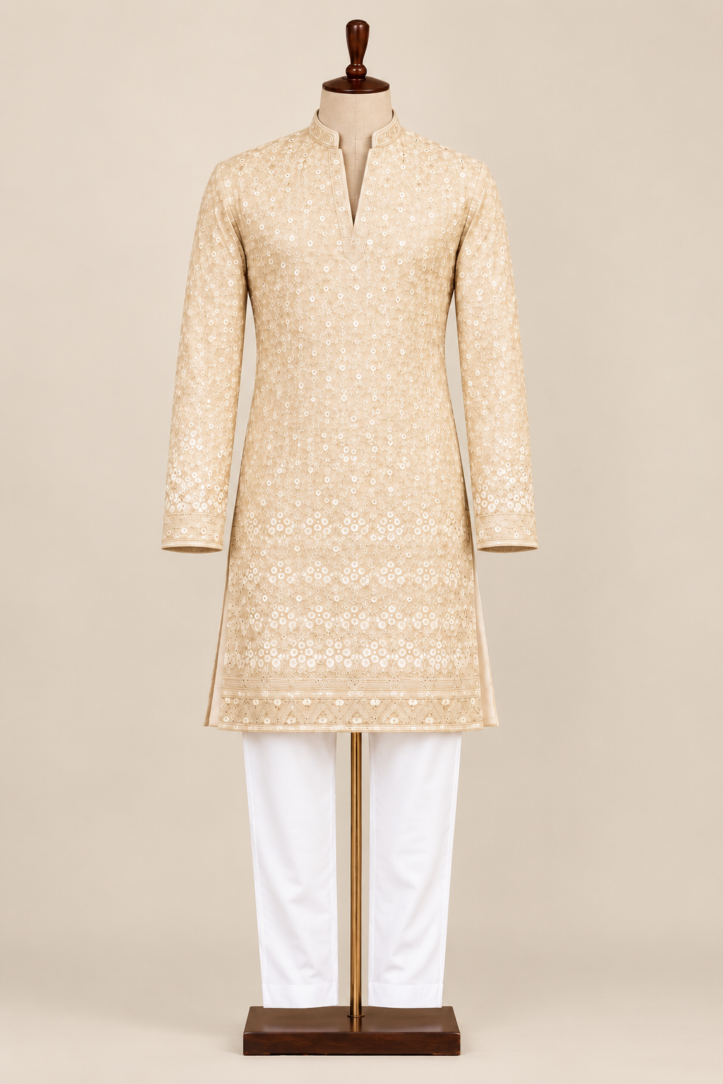 Floral Embroidered Kurta Set