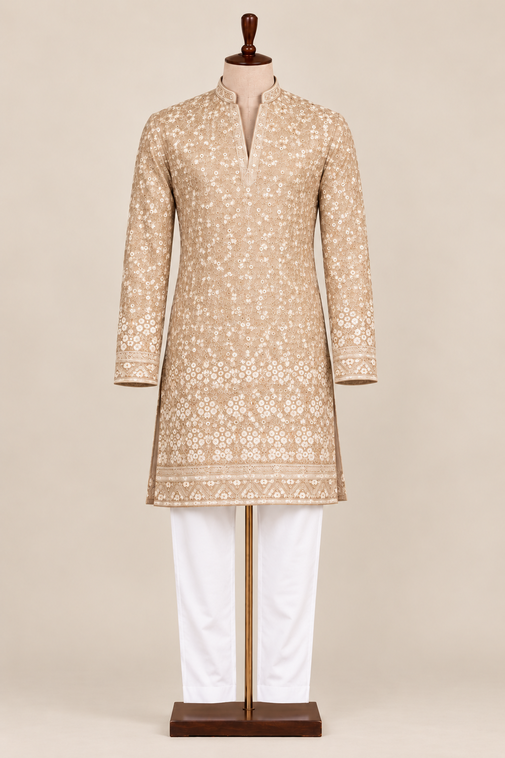 Floral Embroidered Kurta Set