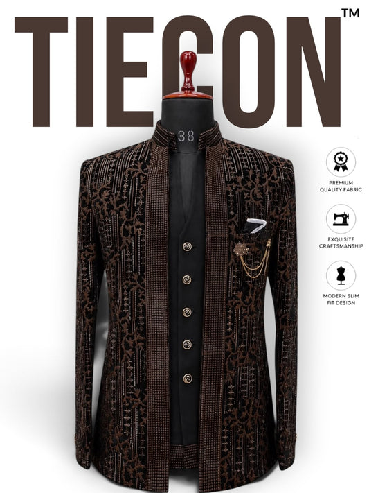 Embroidered Bandgala Jacket