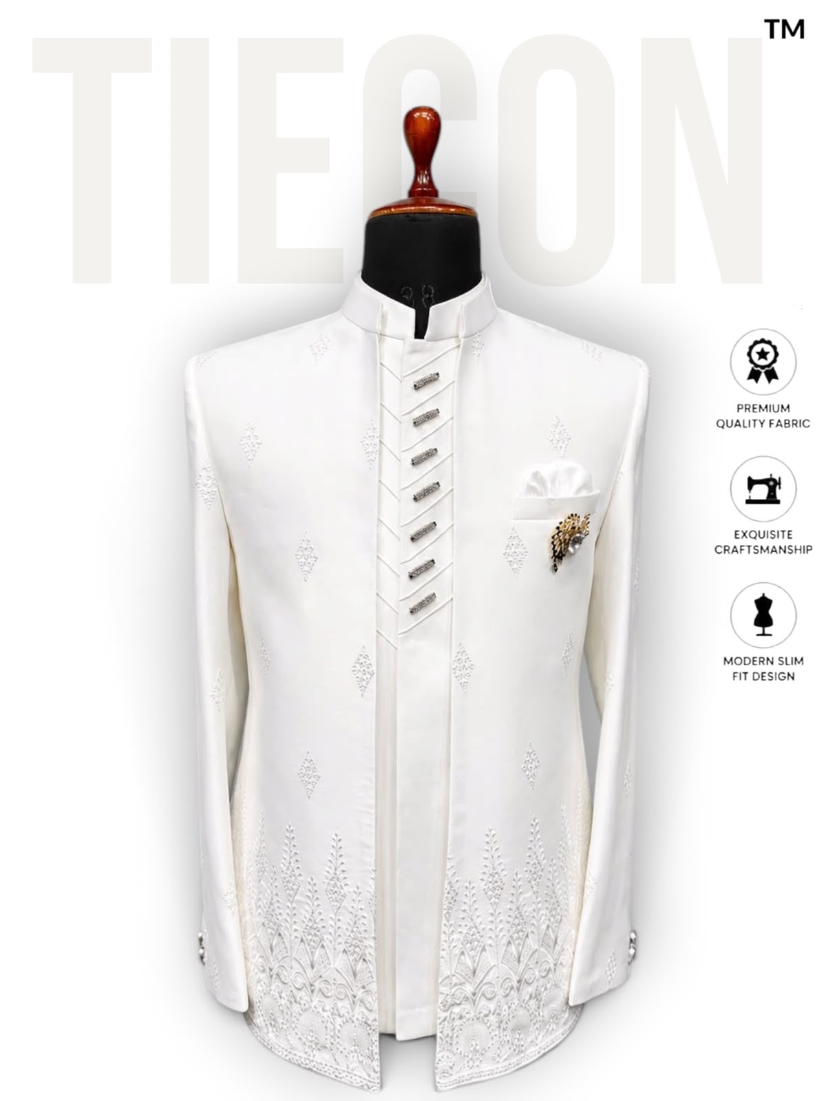 Nehru Jacket Bnadhgala Stle Suit